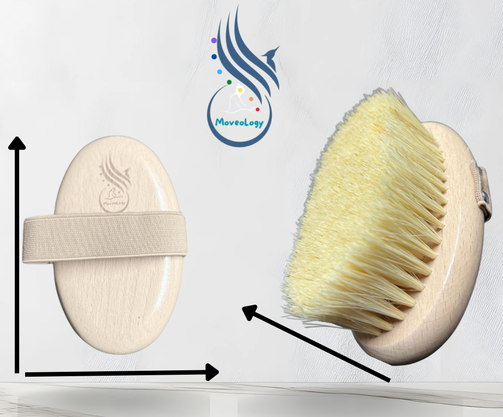 Spazzola Esfoliante Corpo Naturale in Legno–Dry Brushing con Guida PDF & Video