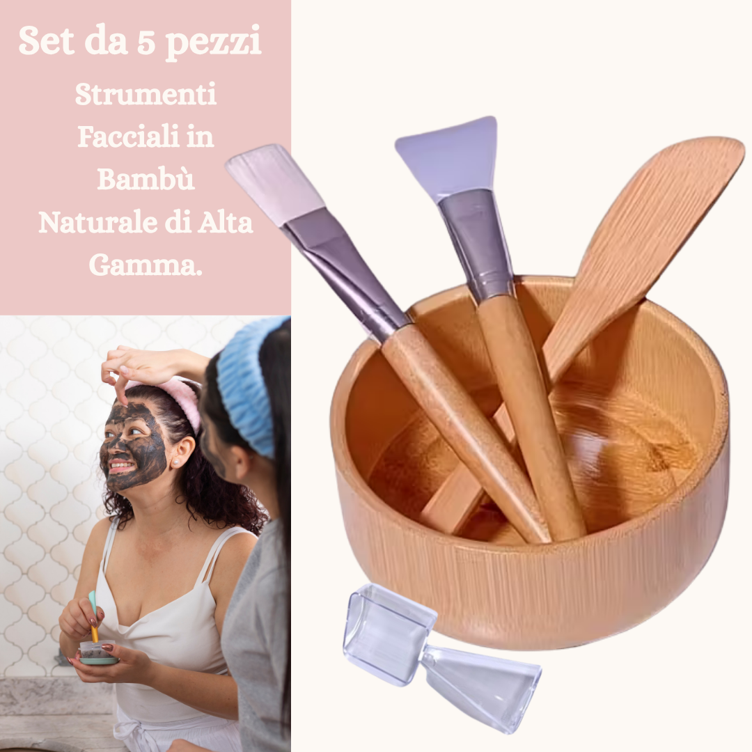 Set  Creazione maschere corpo-Viso-Capelli 5 pezzi