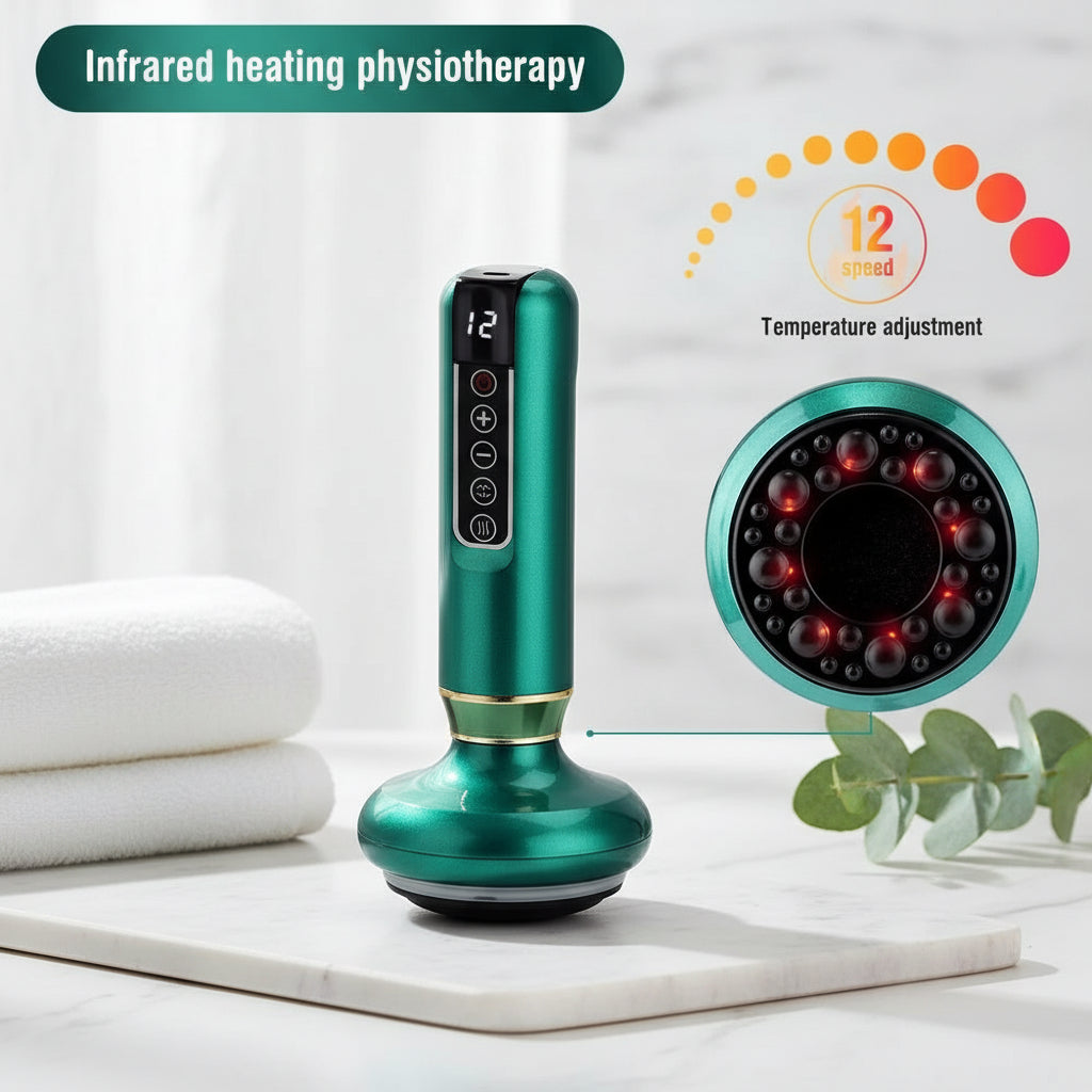 Massaggiatore Elettrico Anti-Cellulite | Coppettazione, Calore & Vibrazione