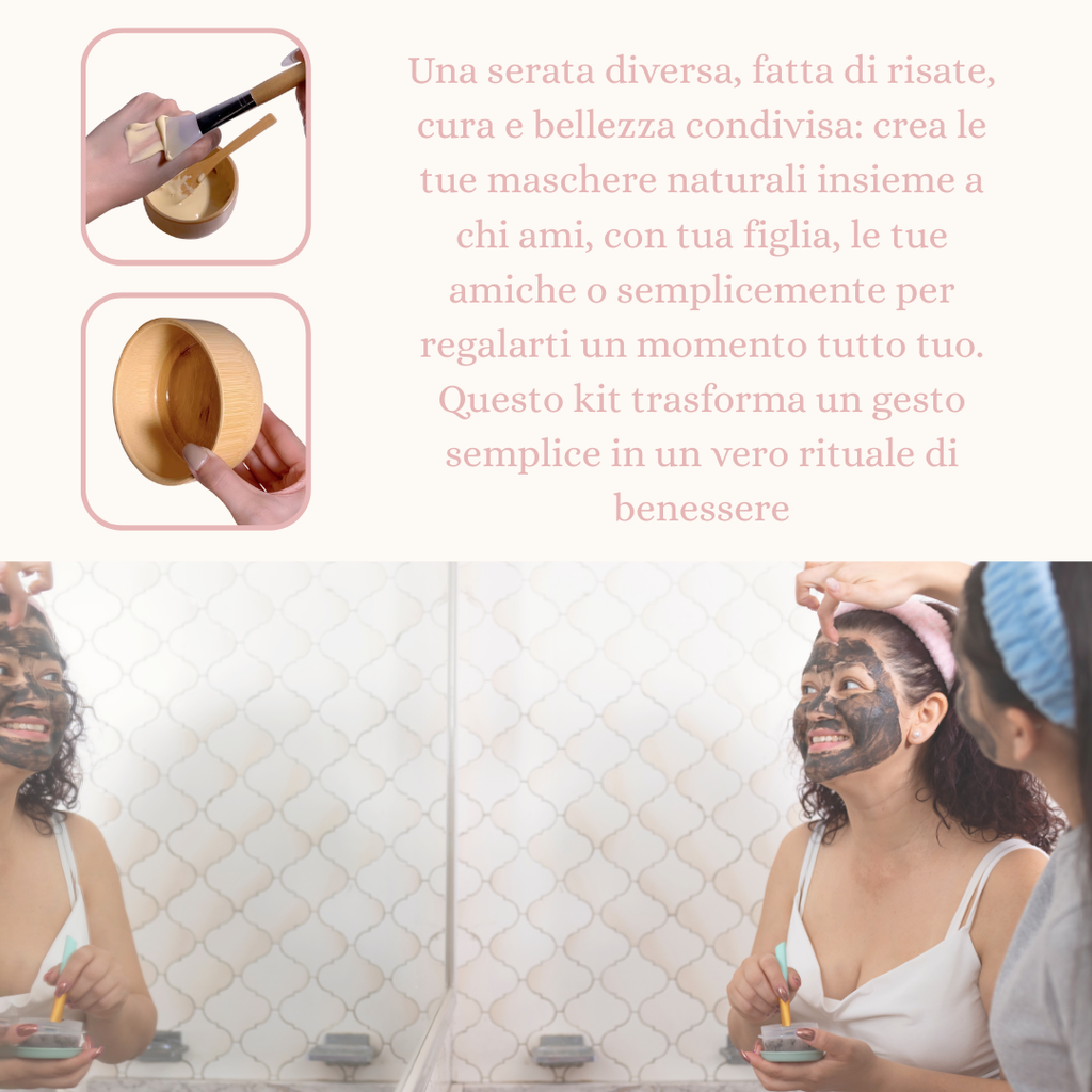 Set  Creazione maschere corpo-Viso-Capelli 5 pezzi